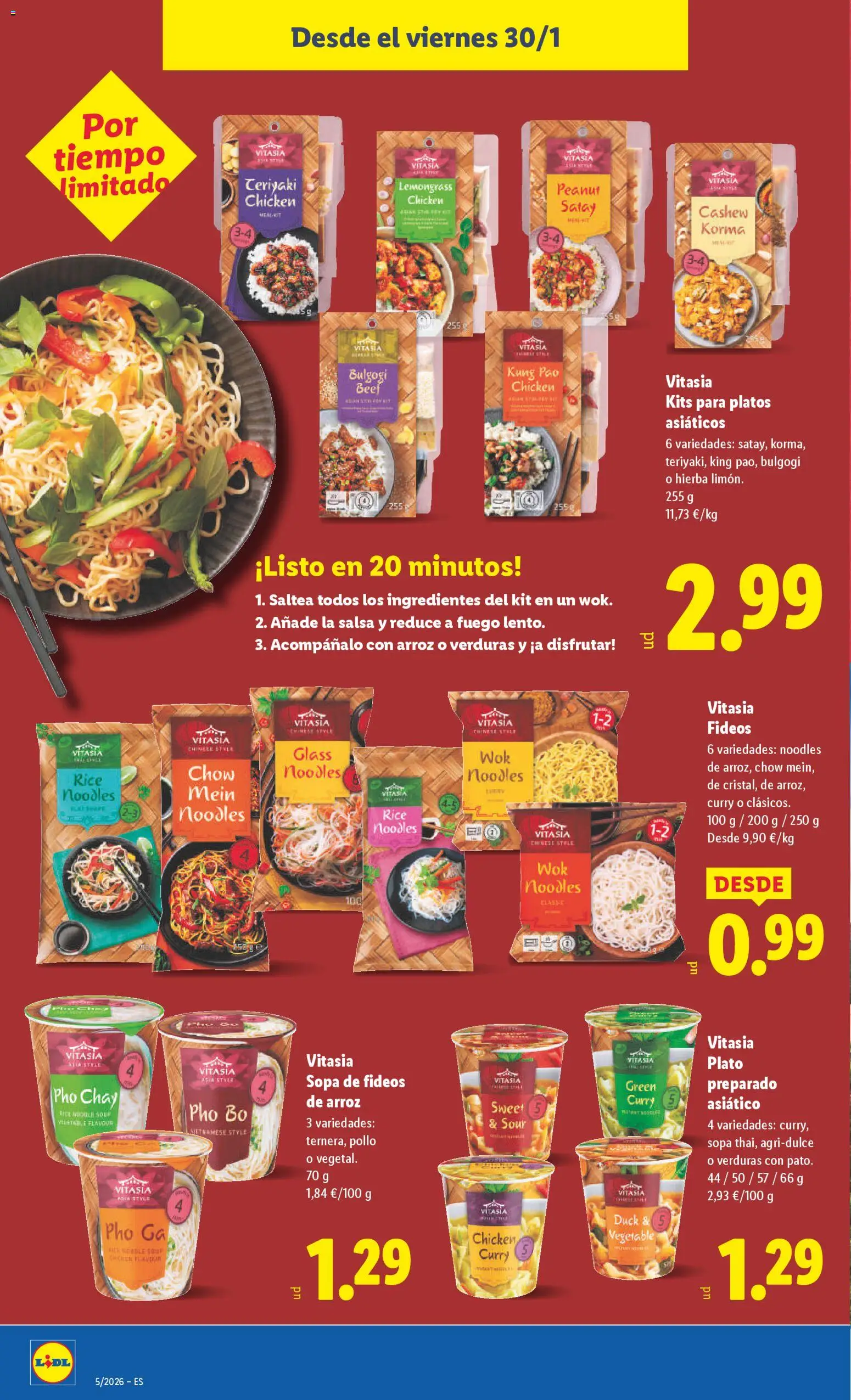 Lidl folleto │ válido desde el 26.01.2026 | Página: 34 | Productos: Κρεμάστρα, Arroz, Fideos, Fideos de arroz