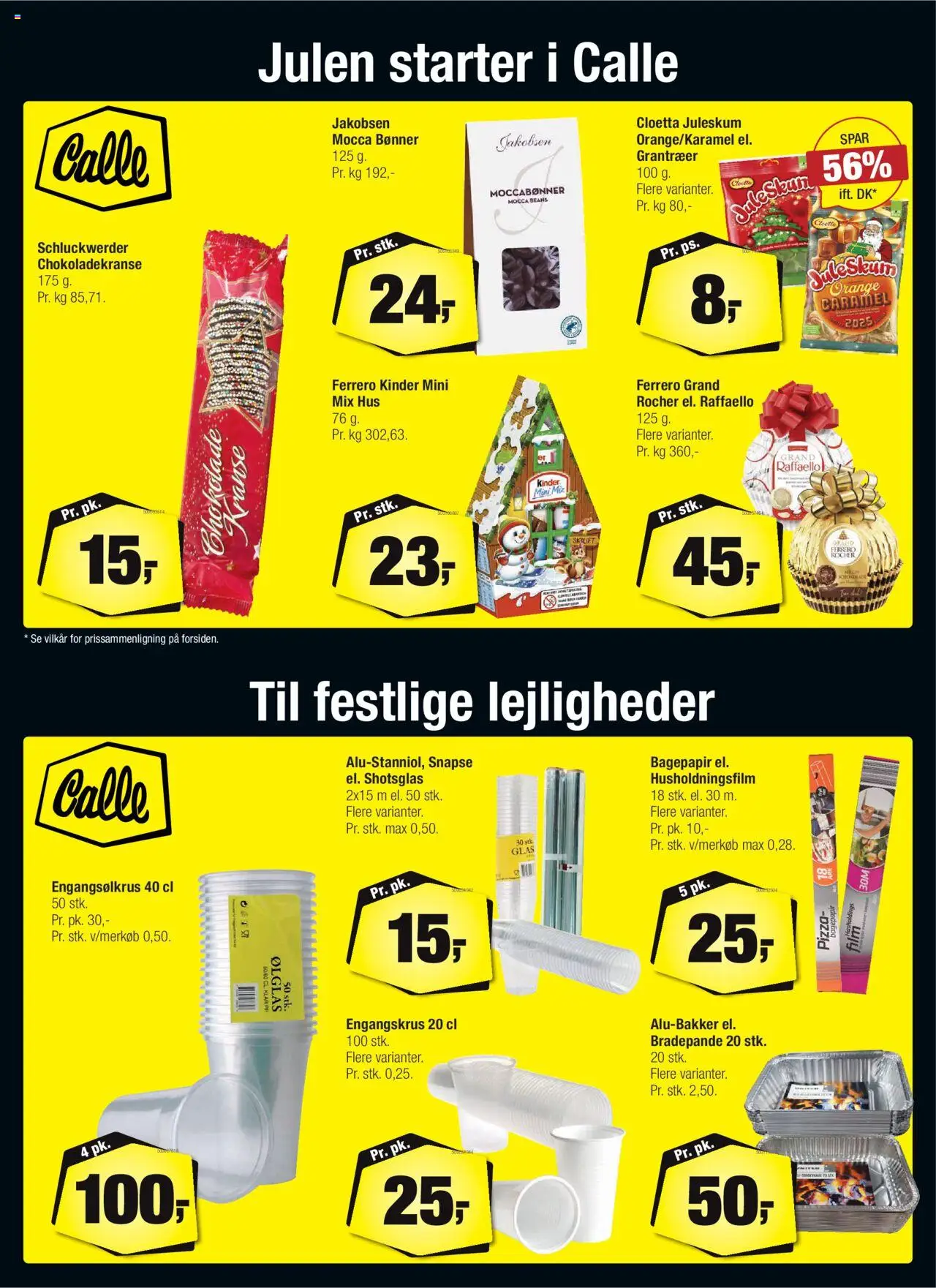Calle tilbudsavis – gyldig fra 22.10.2025 | Side: 31 | Produkter: Chokolade, Pizza, Bønner