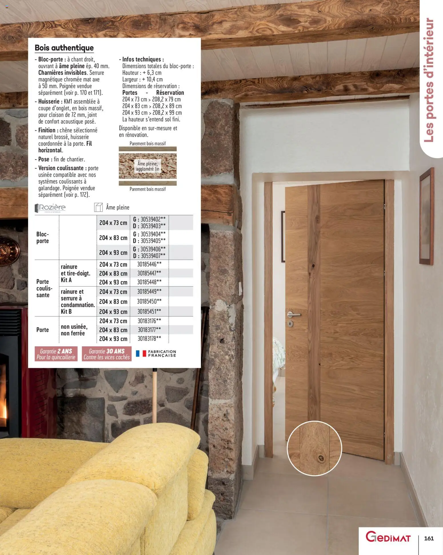 {H1} | Page: 161 | Produits: Porte, Portes