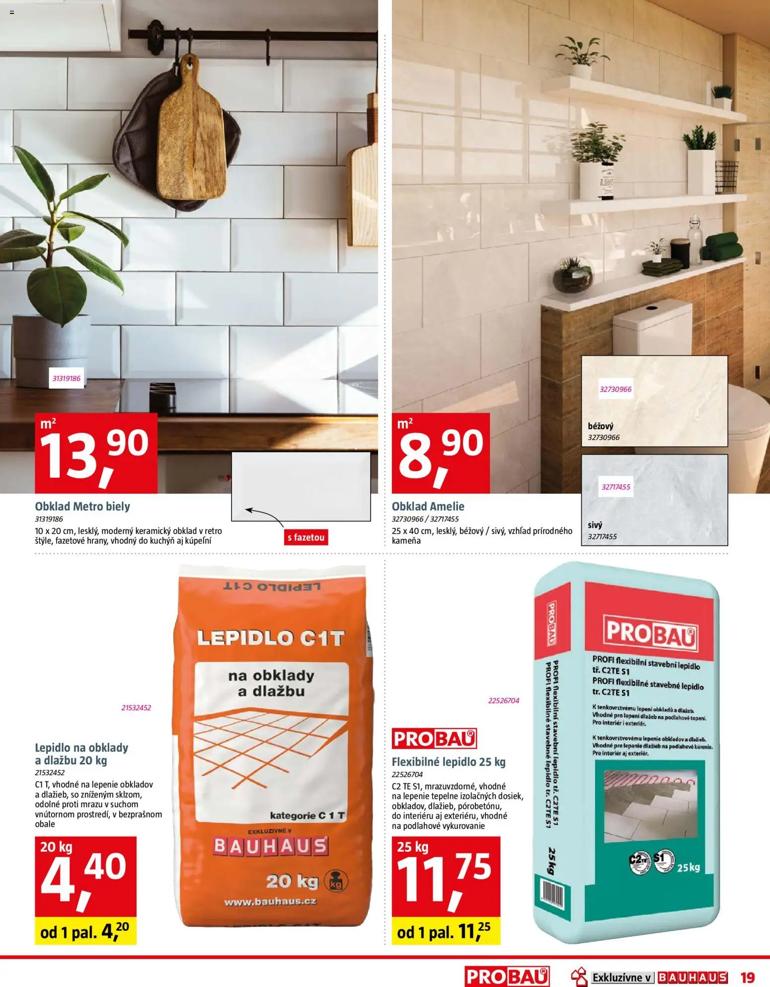 Nové Bauhaus akcie – leták je platný od 12.01.2026 | Strana: 19 | Produkty: Obklad