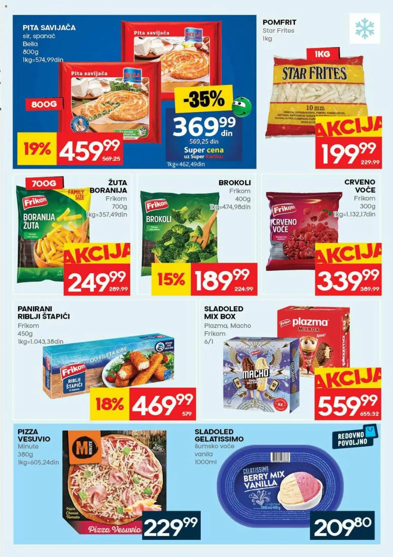 Idea katalog - važi od 16.04.2026 | Strana: 13 | Proizvode: Spanać, Sladoled, Plazma, Pita