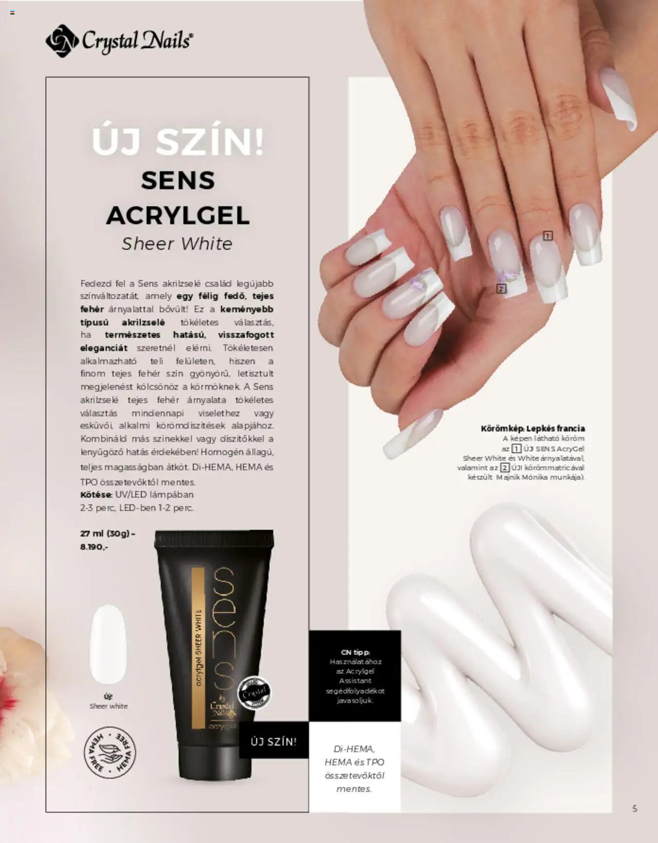 Crystal Nails akciós ujság - amely érvényes a következő dátumtól: 01.03.2025 | Oldal: 5