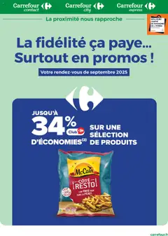 Carrefour contact - Prévisualisation de Carrefour contact catalogue valide à partir de 01.09.2025