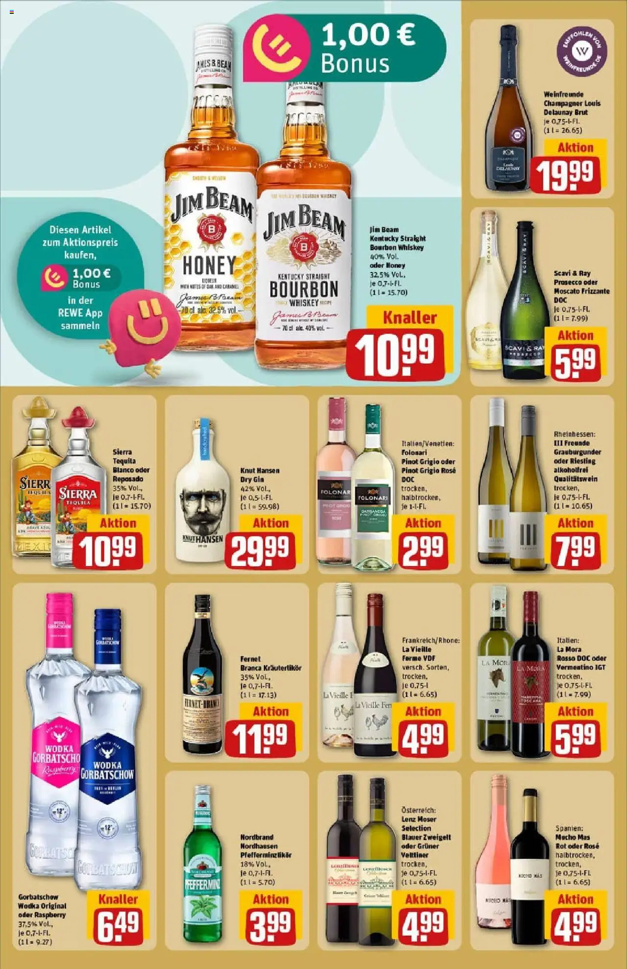 Rewe prospekt Nidderau/Heldenbergen	 – gültig ab 28.09.2025 | Seite: 22 | Produkte: Tequila, Prosecco, Vodka, Fernet branca