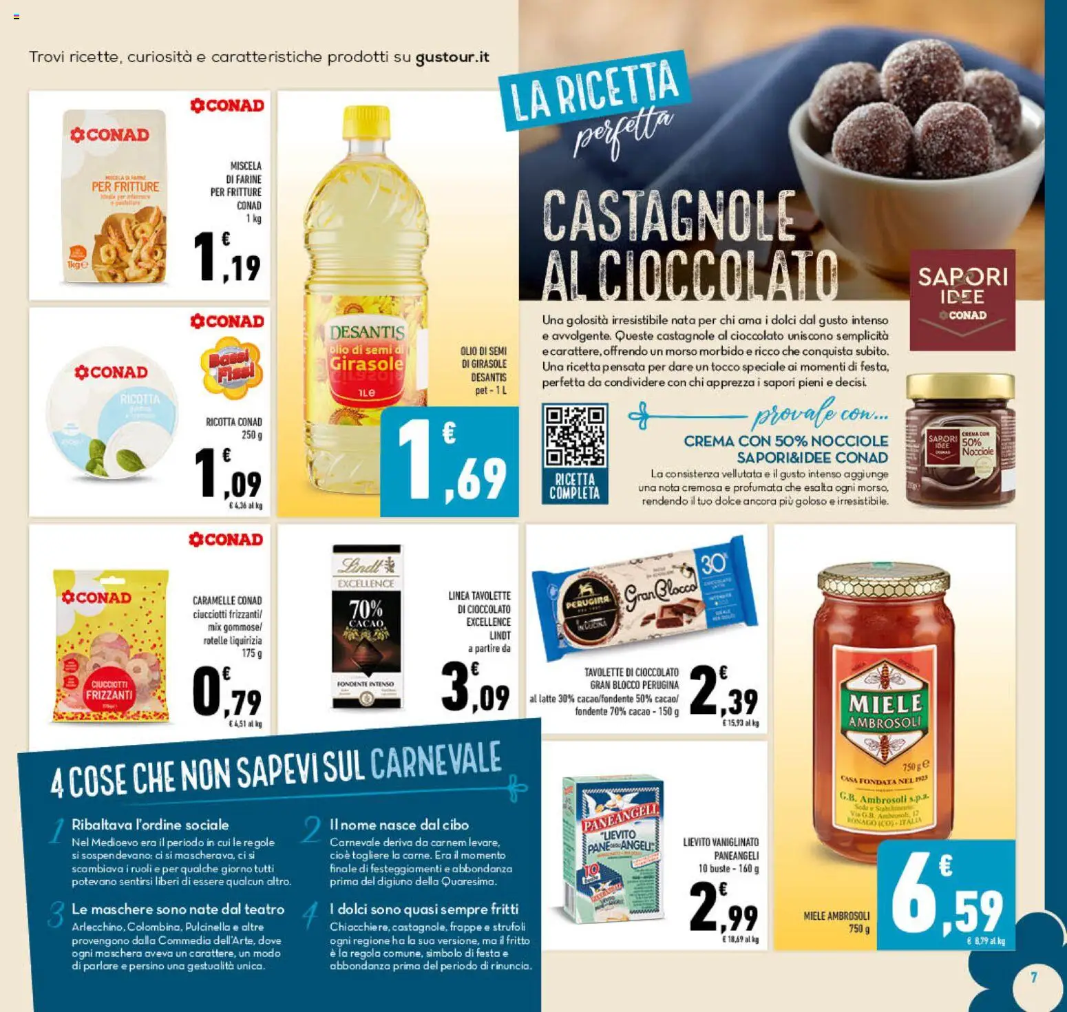 Volantino Conad del 29.01.2026 | Pagina: 7 | Prodotti: Crema, Maschera, Cioccolato, Miele