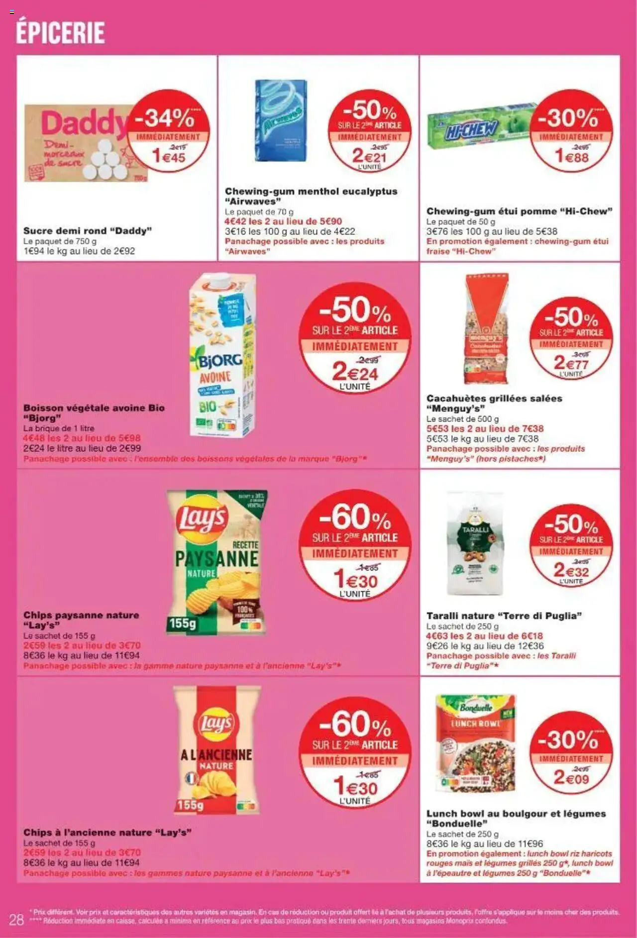  | Page: 28 | Produits: Fraise, Sucre, Étui, Pomme