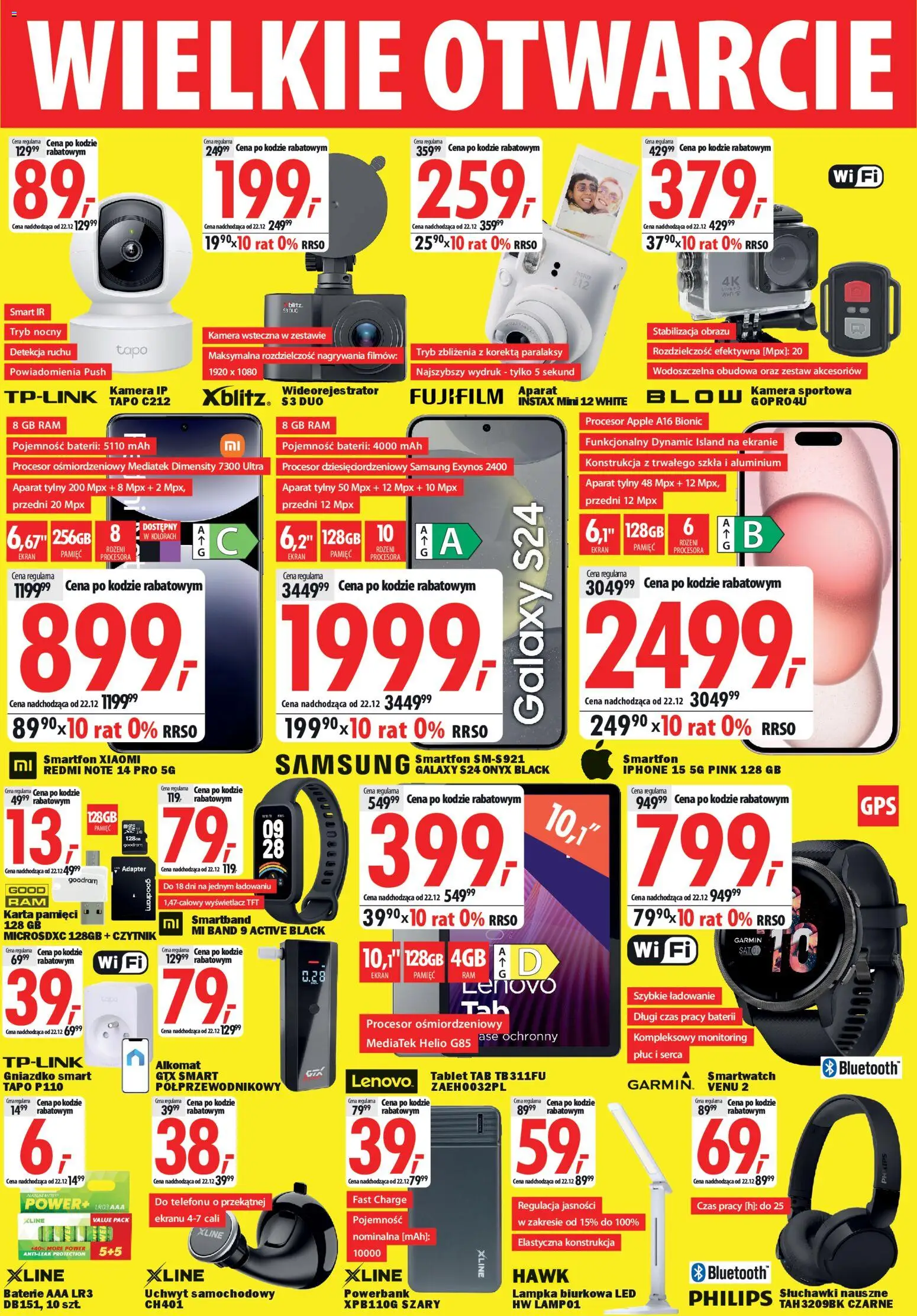 Mediaexpert Gazetka - Wielkie otwarcie Grodków od 13.12.2025 | Strona: 4 | Produkty: Karta, Smartfon, Smartwatch, Smartband