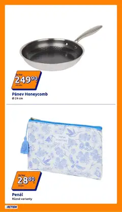 Náhled letáku Action leták od 22.04.2026 | Strana: 8 | Produkty: Penál, Pánev