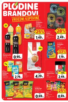 Plodine - Katalog - Pregled kataloga iz trgovine Plodine, vrijedi od 07.01.2026 | Stranica: 12 | Proizvodi: Sir, Kava, Čips, Bazga