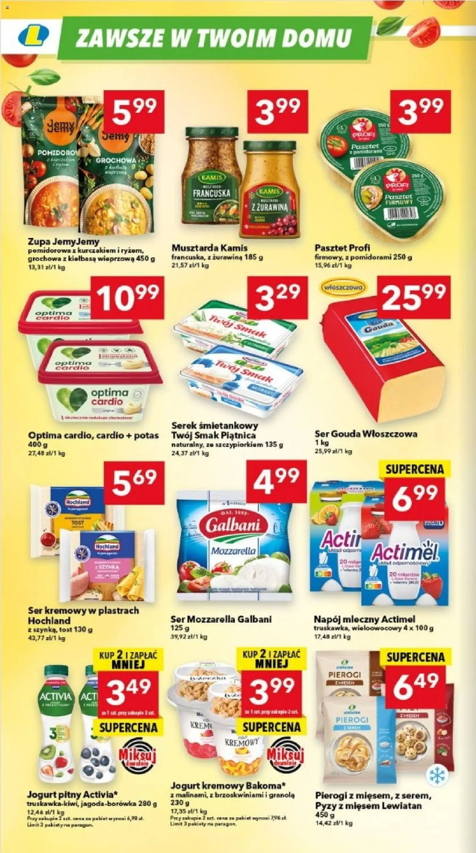 Lewiatan gazetka - Legnica od 20.11.2025 | Strona: 4 | Produkty: Granola, Optima cardio, Zupa, Ser gouda