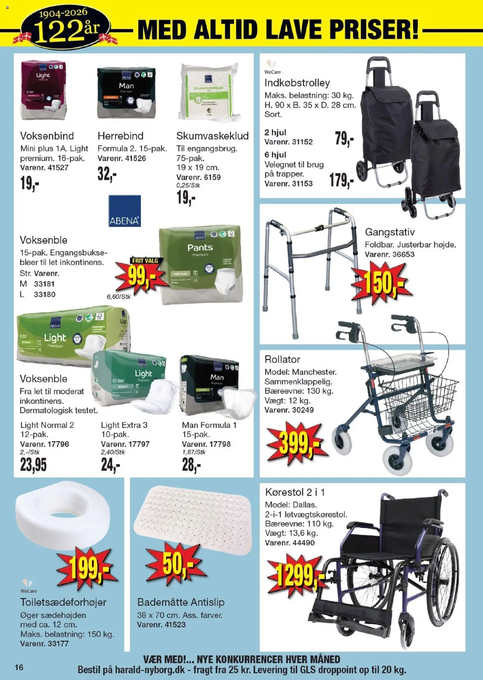 Harald Nyborg tilbudsavis – gyldig fra 05.03.2026 | Side: 16 | Produkter: Bademåtte