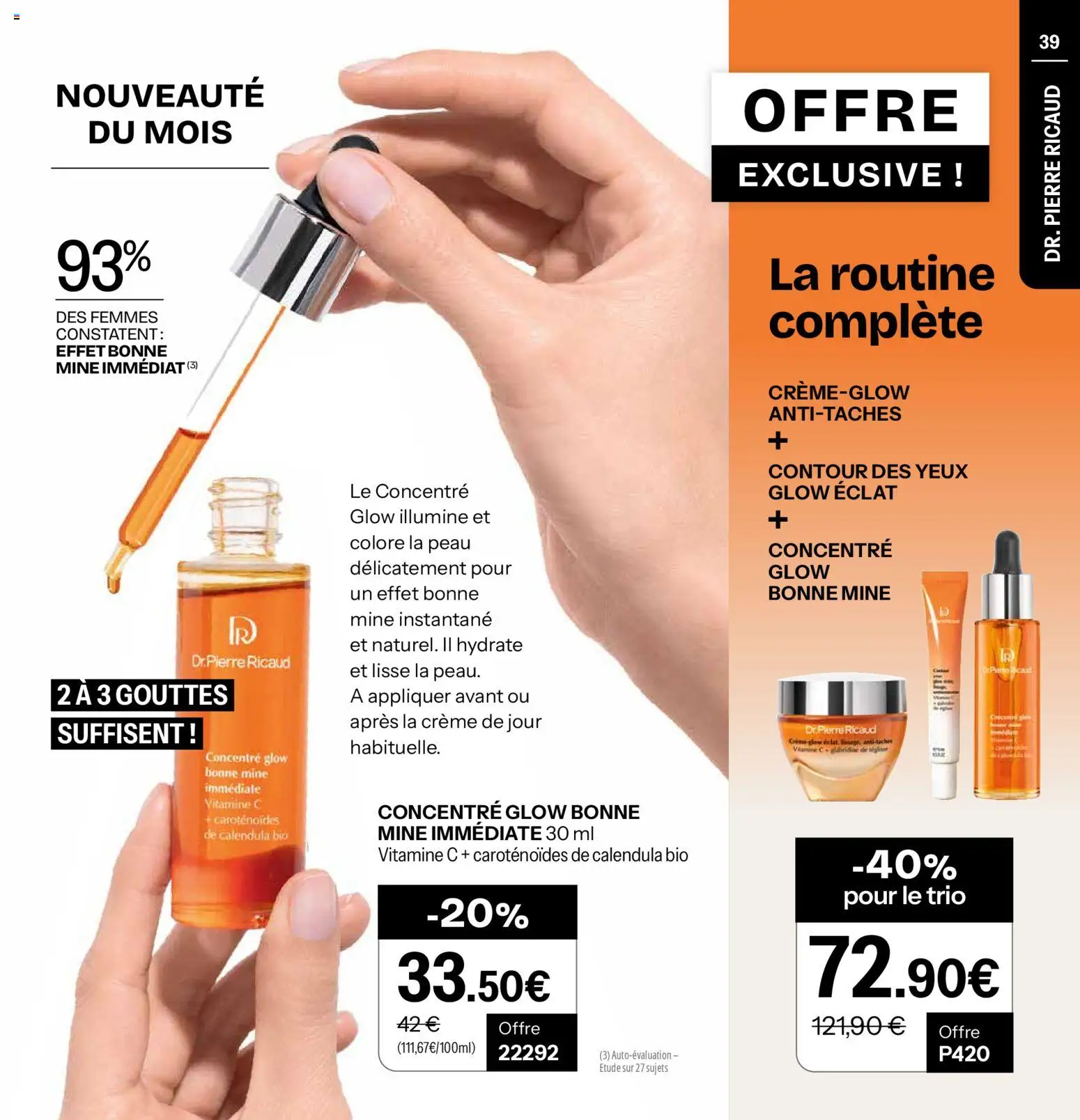 {H1} | Page: 39 | Produits: Serum, Crème de jour, Crème