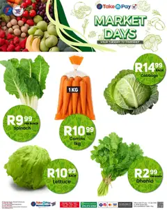 Take n Pay Market Day │ valid from 29.07.2025 | Page: 3 | Products: Carrots, Lettuce