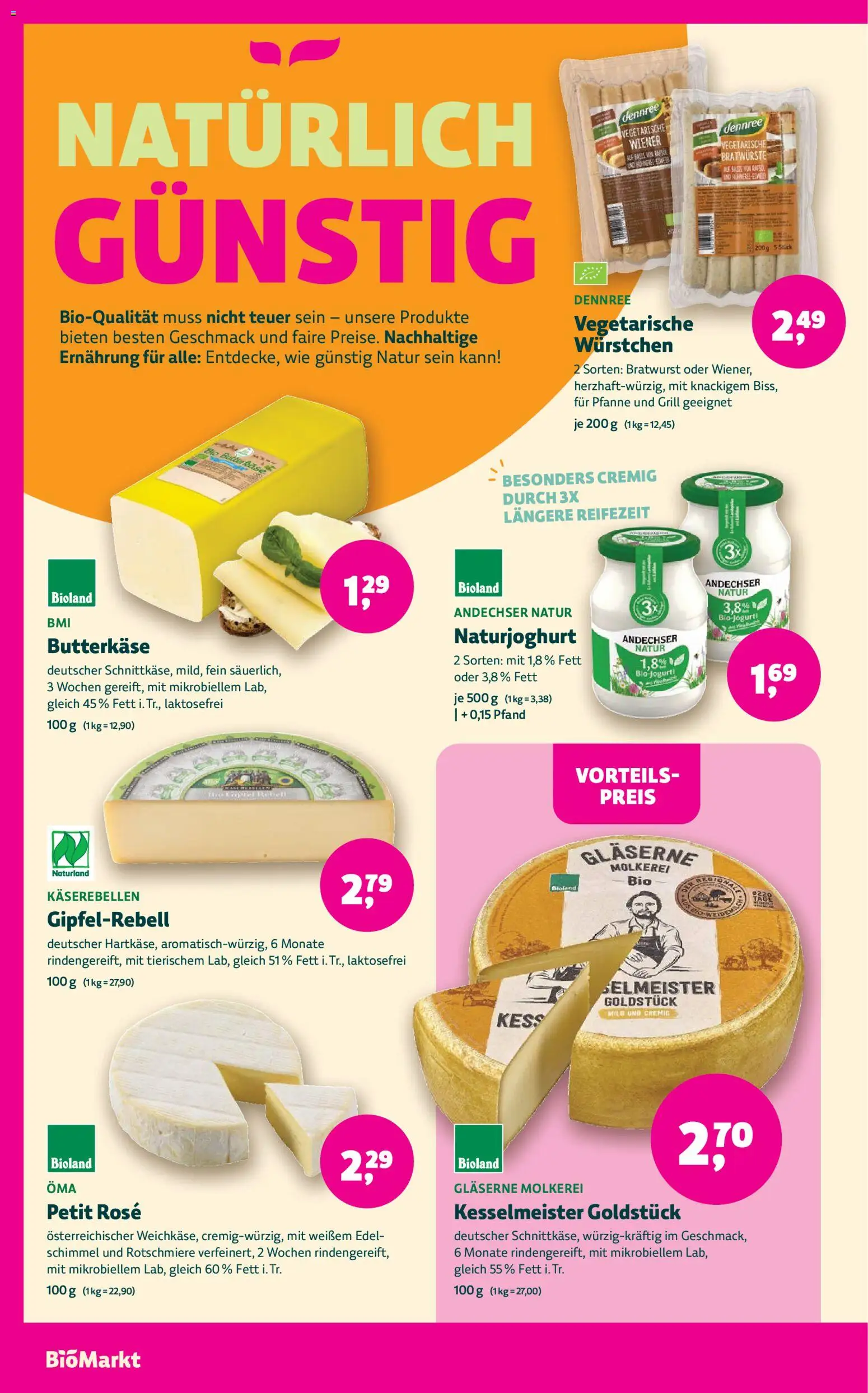 BioMarkt Prospekt – gültig ab 14.01.2026 | Seite: 8 | Produkte: Grill, Rapsöl, Bratwurst
