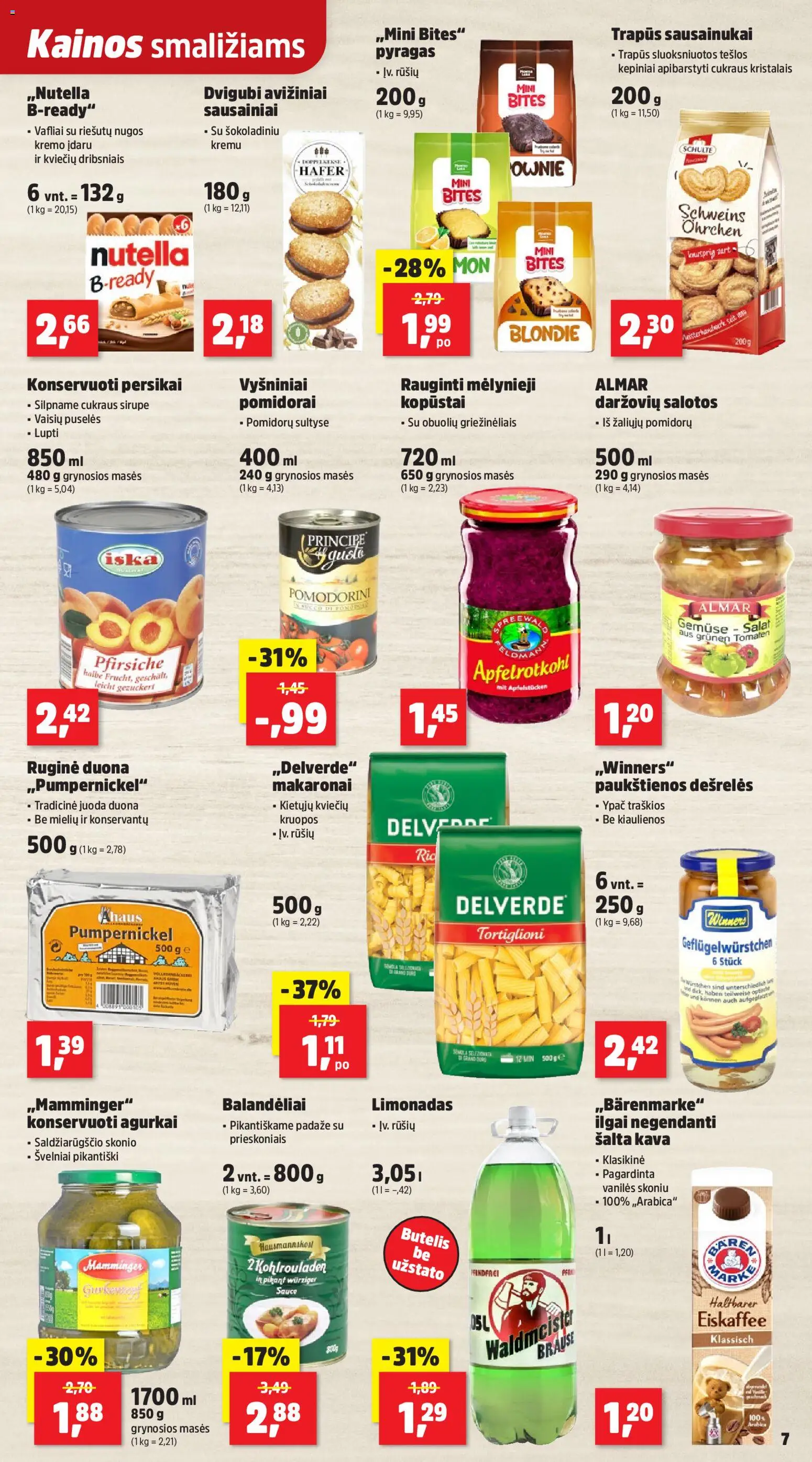 Thomas Philipps akcijos nuo 23.02.2026 | Puslapis: 7 | Prekių: Kiaulienos, Dešrelės, Pyragas, Kava