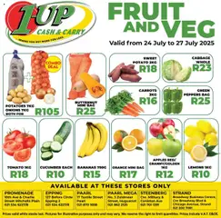 Preview of 1UP Cash & Carry specials valid from 24.07.2025