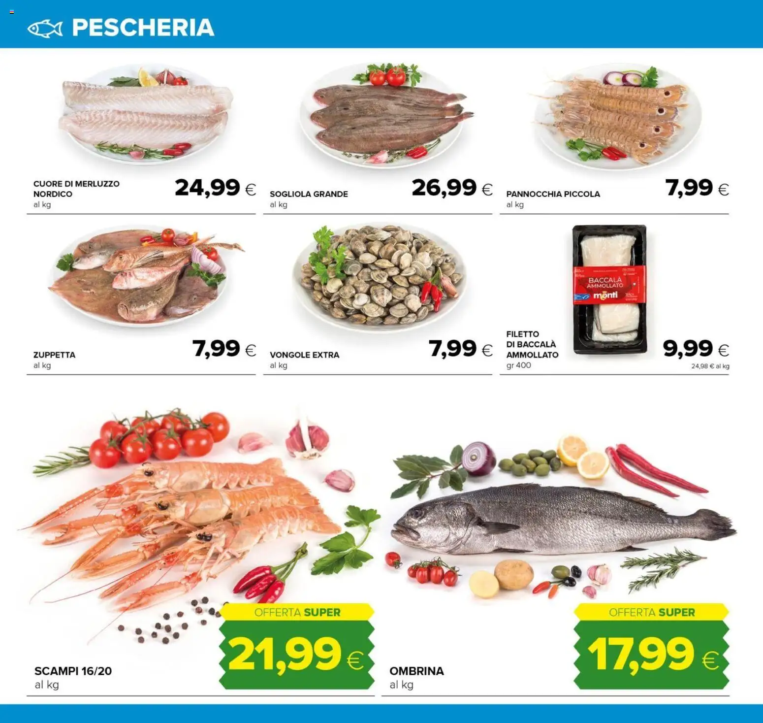 Volantino Tigre del 26.02.2026 | Pagina: 8 | Prodotti: Merluzzo, Sogliola, Vongole