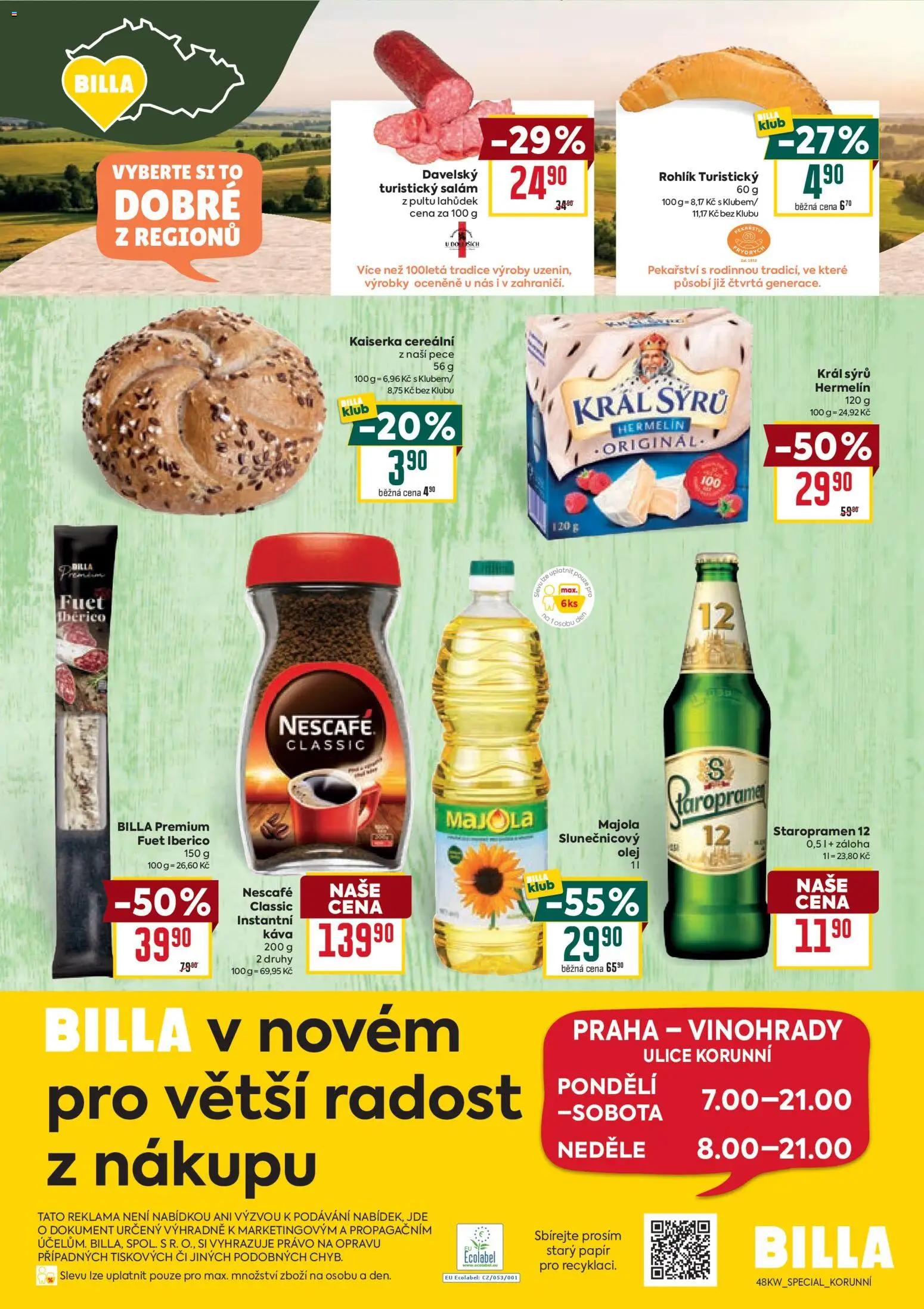 Billa leták - Speciál: Korunní Dvůr od 28.11.2025 | Strana: 2