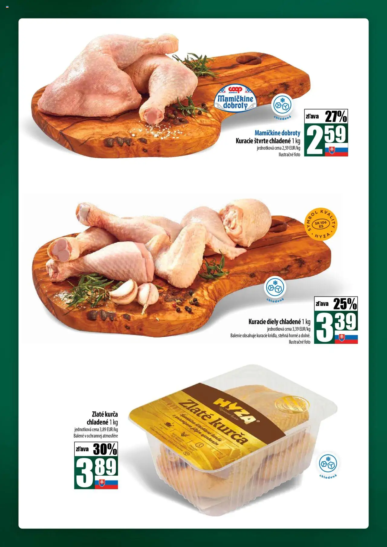 Nové COOP Jednota akcie – leták je platný od 02.10.2025 | Strana: 12 | Produkty: Kurča