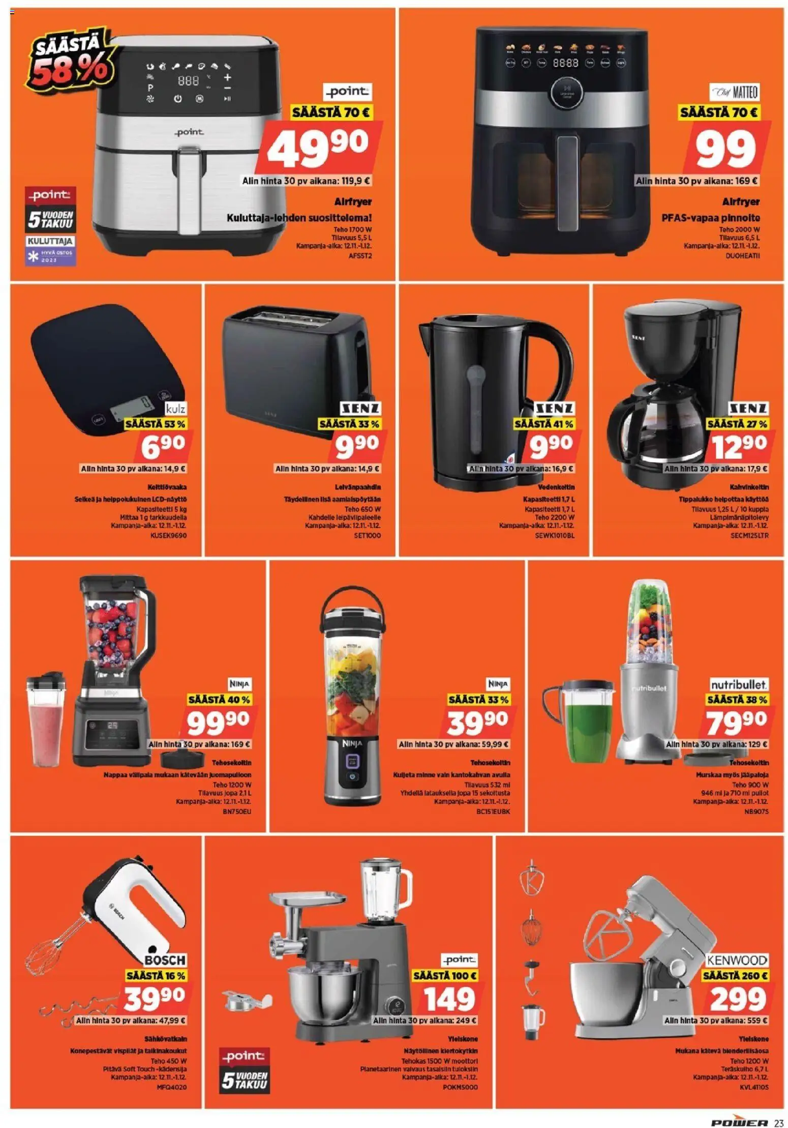 Power - Black Friday – voimassa 12.11.2025 alkaen | Sivu: 23 | Tuotteet: Sähkövatkain