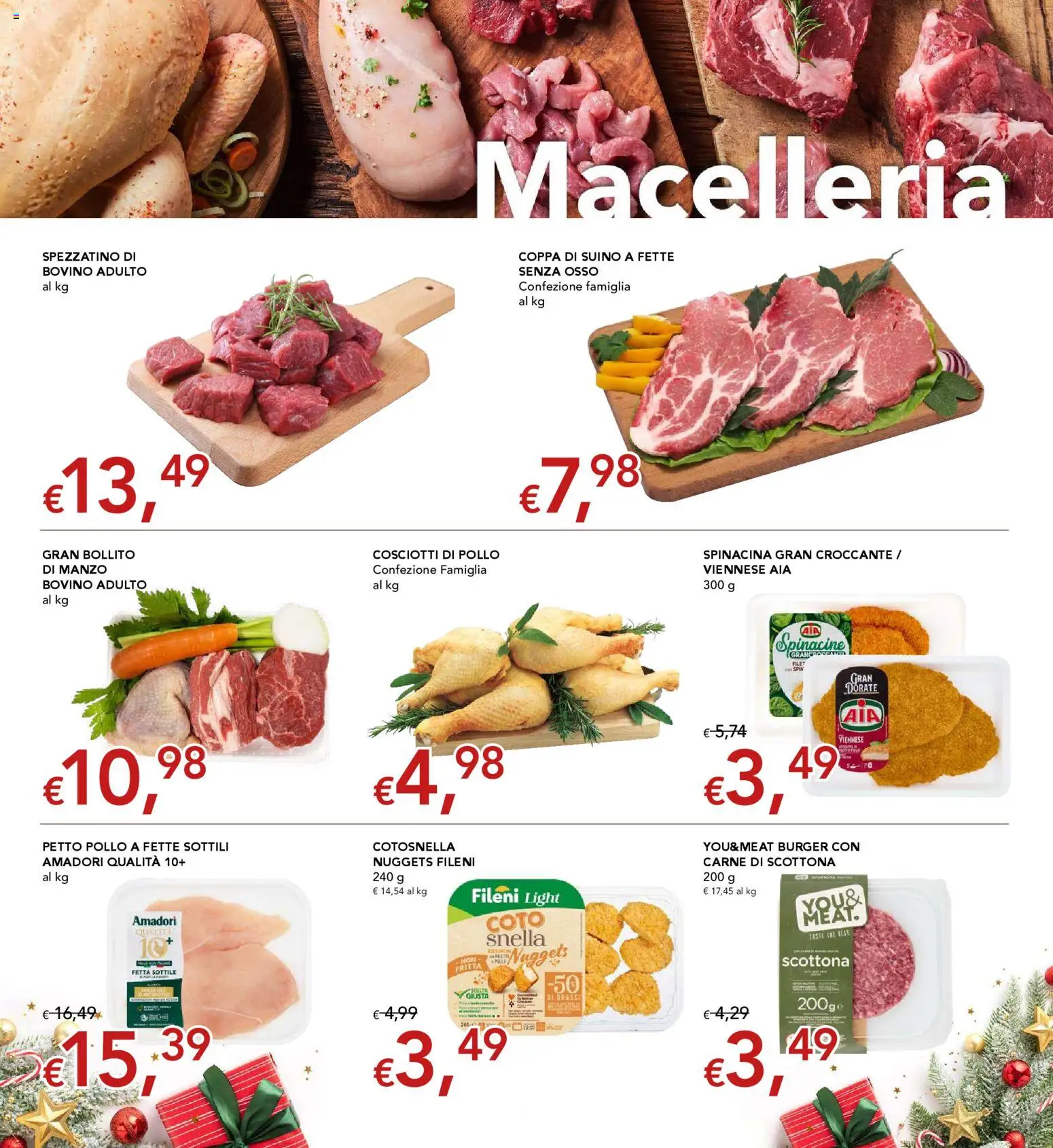 Volantino Migross del 04.12.2025 | Pagina: 3 | Prodotti: Pollo, Manzo, Nuggets, The