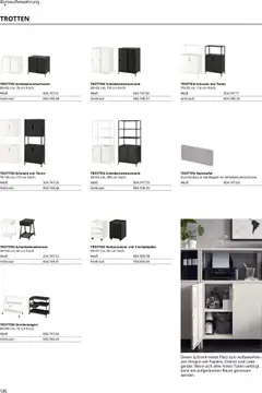 Ikea Büroeinrichtung ab 30.09.2025 gültig | Seite: 136 | Produkte: Servierwagen, Schrank, Rollcontainer