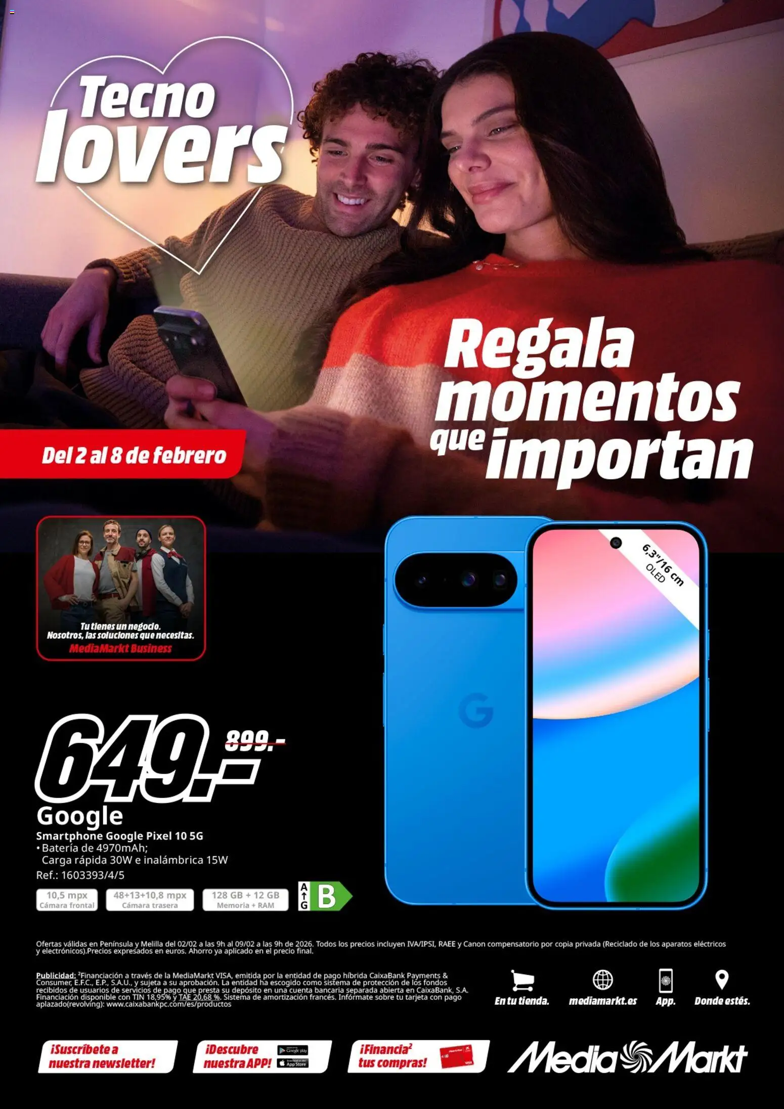 Media Markt folleto │ válido desde el 02.02.2026 | Página: 31 | Productos: Smartphone, Cámara, Batería