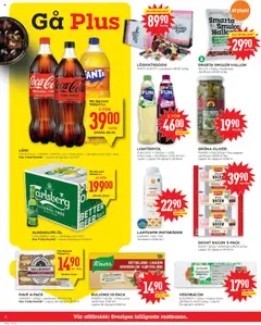Willys reklamblad aktuell från 18.08.2025 | Sida: 4 | Produkter: Oliver, Bacon, Köttbuljong, Hallon