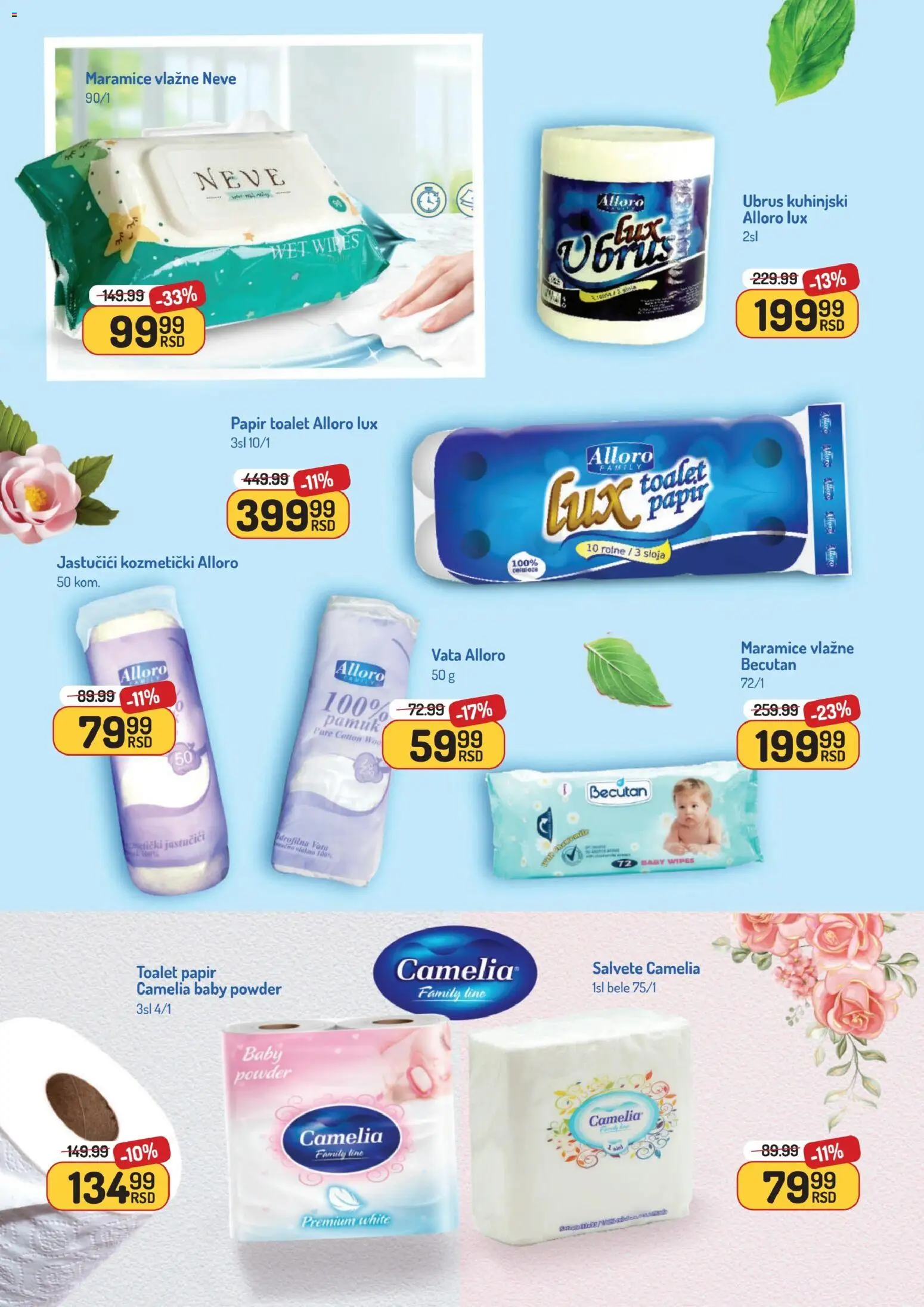 Aman katalog - važi od 24.11.2025 | Strana: 36 | Proizvode: Toalet papir, Salvete, Ubrus