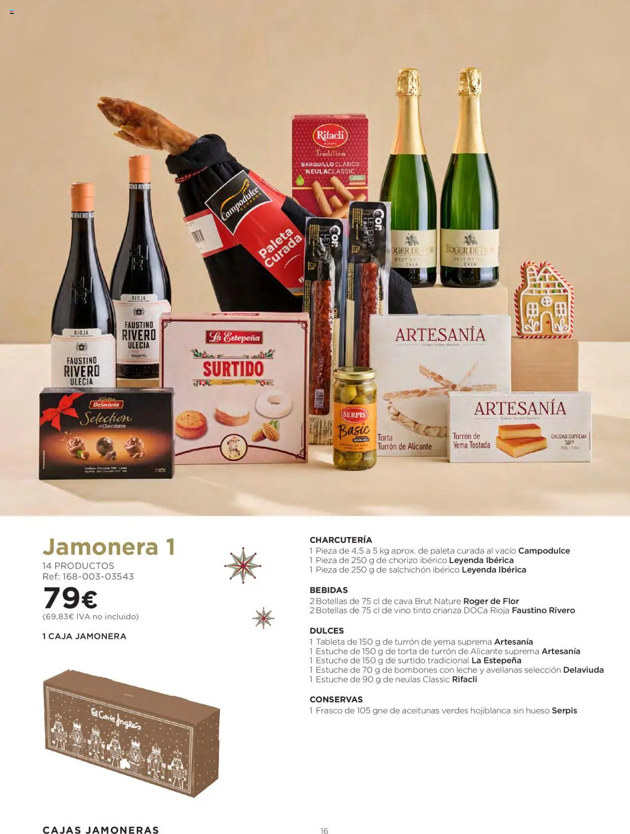 El Corte Inglés ofertas │ válido desde el 06.10.2025 | Página: 16 | Productos: Leche, Vino, Tableta, Caja