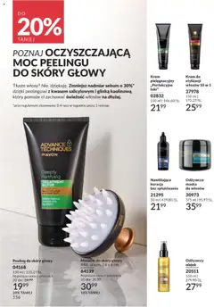 Avon Katalog 07 2025 od 01.07.2025 | Strona: 156 | Produkty: Olejek do włosów, Maska, Peeling, Krem