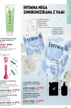 Oriflame katalog akcije – veljaven od 19.11.2025 | Stran: 155 | Izdelki: Gel za britje, Intimno milo, Milo