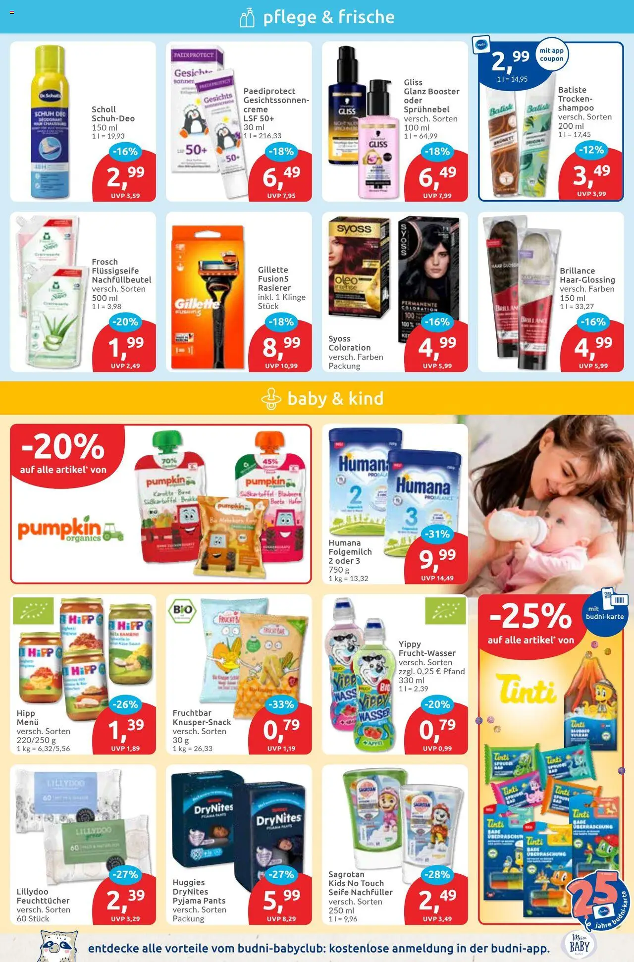 Budni Prospekt 	 - gültig ab dem 01.09.2025 | Seite: 3 | Produkte: Rasierer, Seife, Wasser, Pyjama