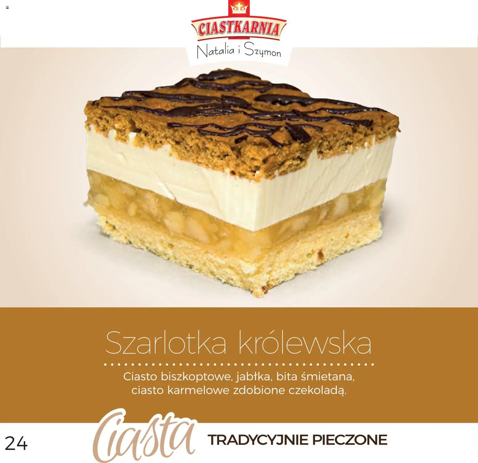 Topaz Gazetka - Ciasta  od 01.12.2025 | Strona: 24 | Produkty: Ciasto karmelowe, Ciasto