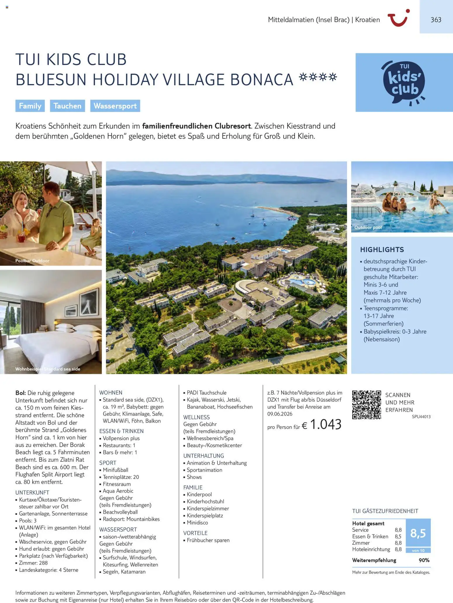 Aida  Südeuropa & Nordafrika 2026/27 – gültig ab 01.01.2026 | Seite: 363 | Produkte: Babybett