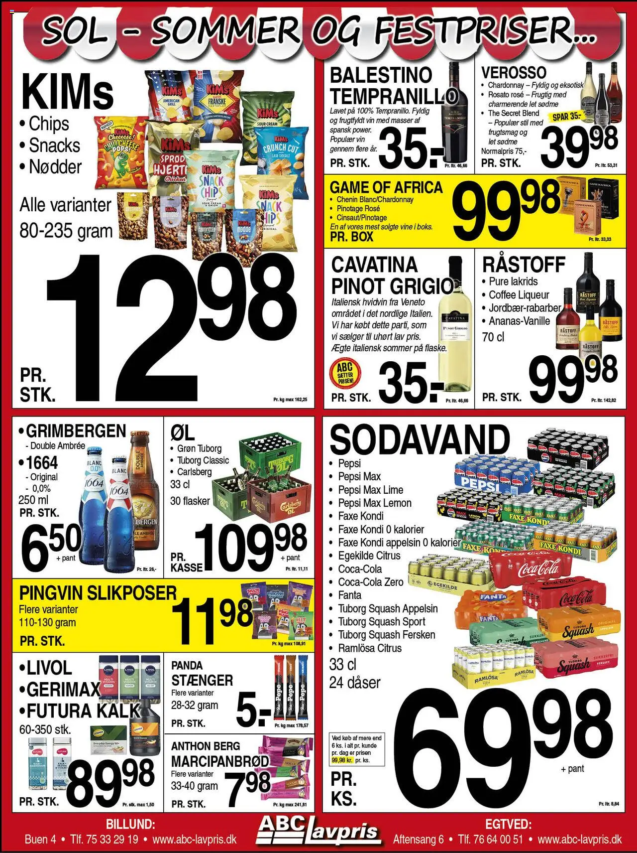 Abc Lavpris Tilbudsavis gyldig fra 02.07.2025 | Side: 7 | Produkter: Vin, Øl, Kartofler, Fanta