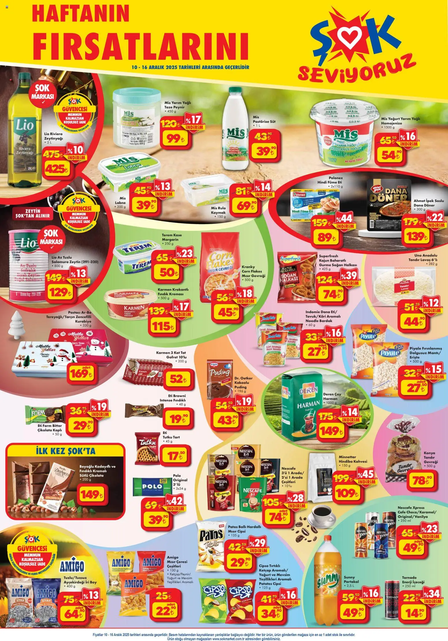 Şok Market Katalog - 10.12.2025 tarihinden itibaren geçerlidir | Sayfa: 1 | Ürünler: Döner, Çay, Erişte, Enerji içeceği