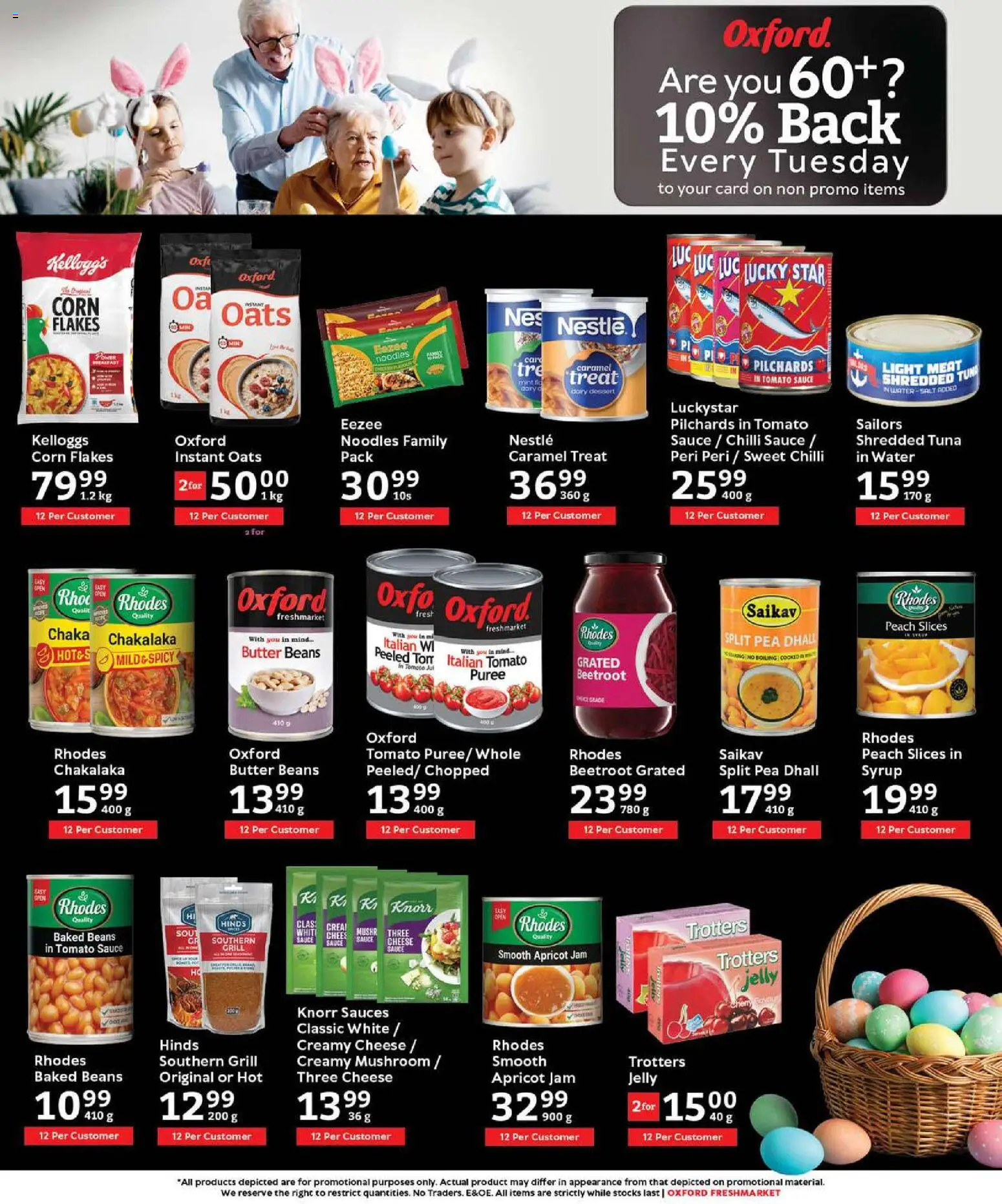 New Oxford Freshmarket catalogue – valid from 01.04.2026 | Page: 9 | Products: Baked beans, Light, Flakes, Caramel