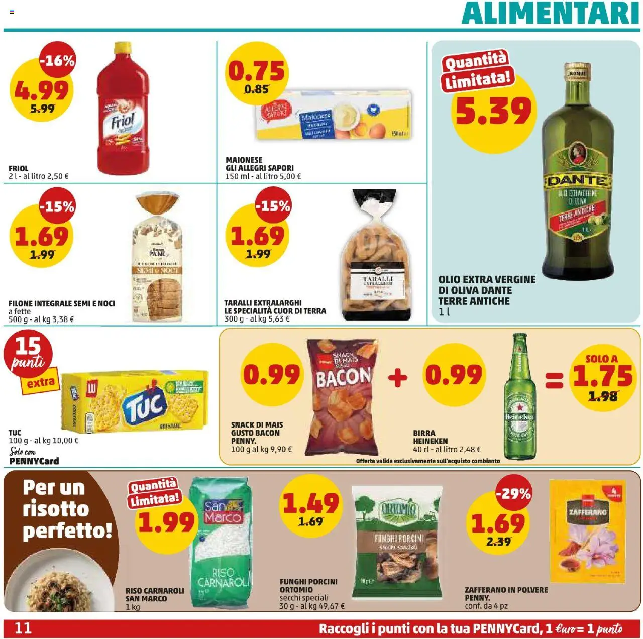 Volantino PENNY del 25.09.2025 | Pagina: 11 | Prodotti: Birra, Maionese, Funghi, Taralli