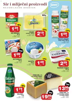 Katalog Stanić Diskont - Pregled kataloga iz trgovine Stanić Diskont, vrijedi od 19.03.2026 | Stranica: 7 | Proizvodi: Sir, Jogurt, Gouda, Namaz