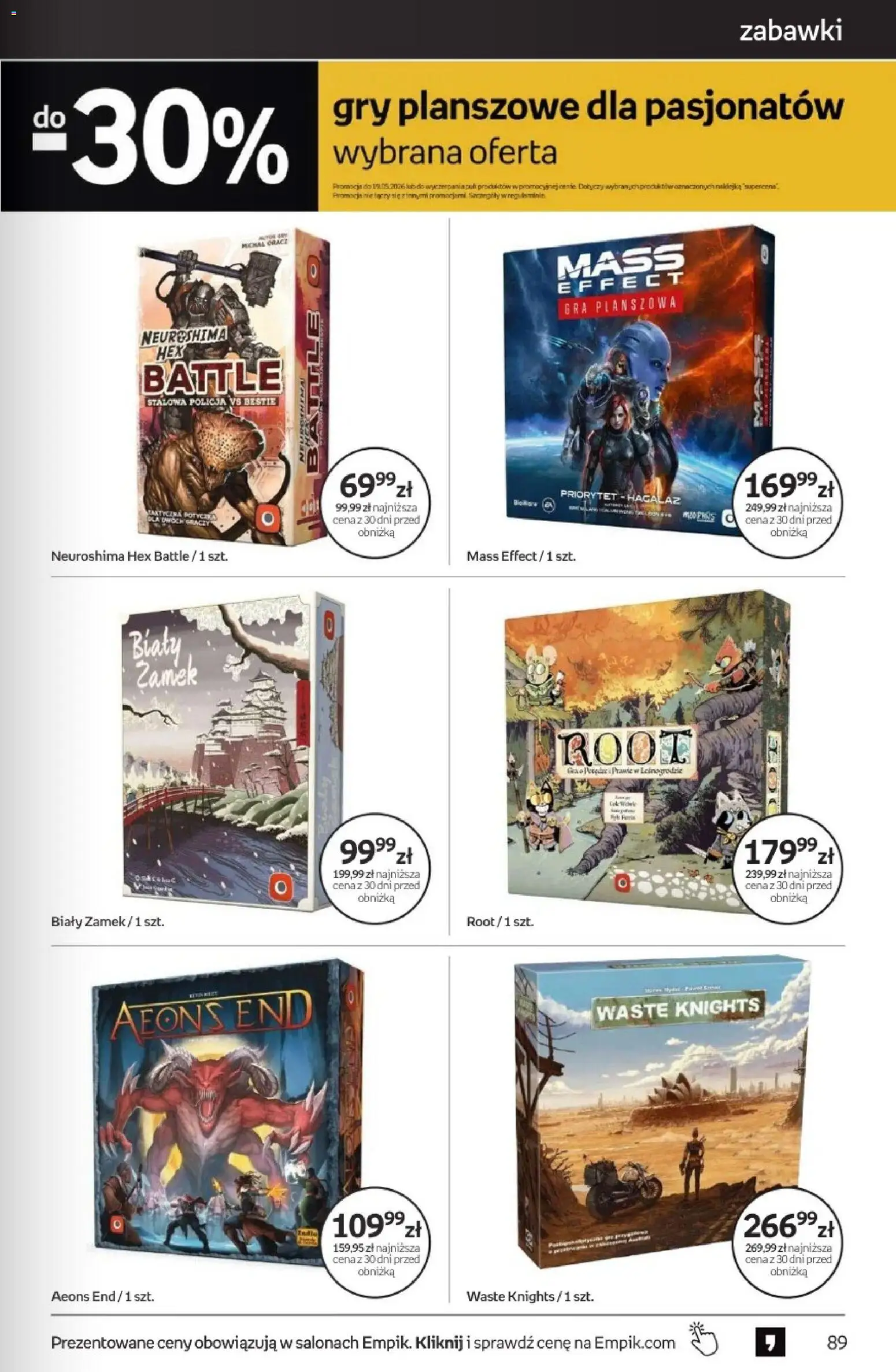 Empik promocje od 22.04.2026 | Strona: 89 | Produkty: Gra, Gry