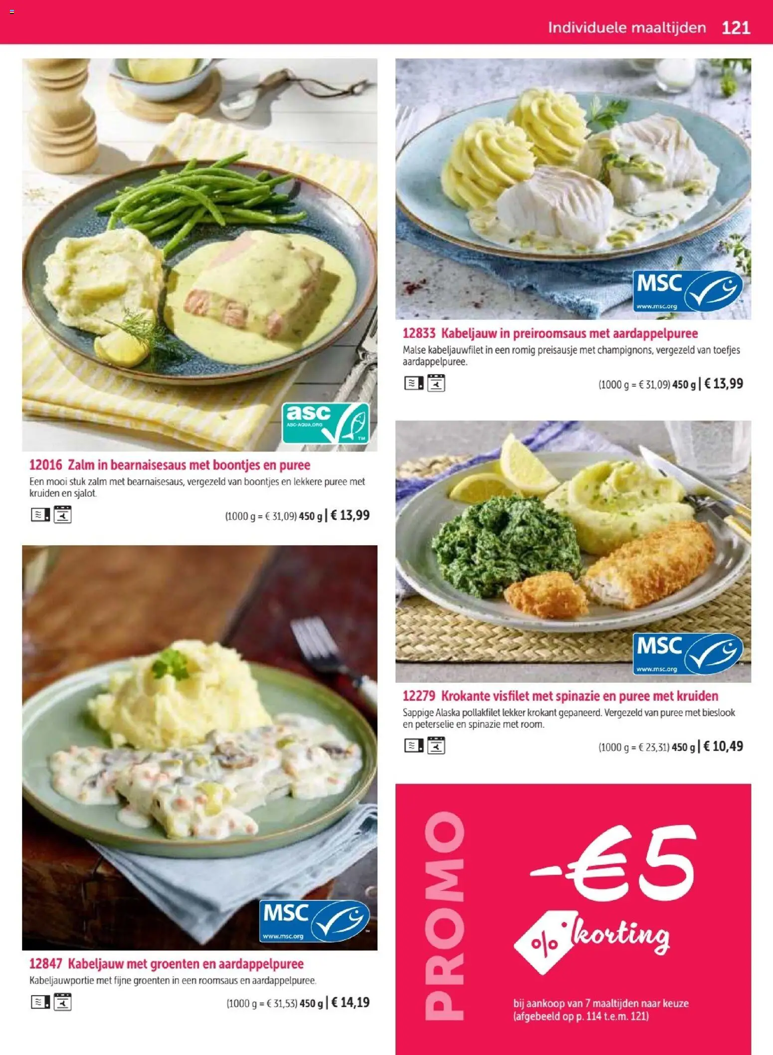 {H1} | Pagina: 121 | Producten: Zalm, Kész piskótalap, Búvárszivattyú, Groenten