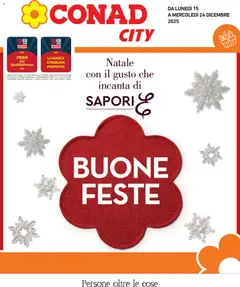 Anteprima del volantino Conad City Lombardia catalogo valido a partire dal 15.12.2025