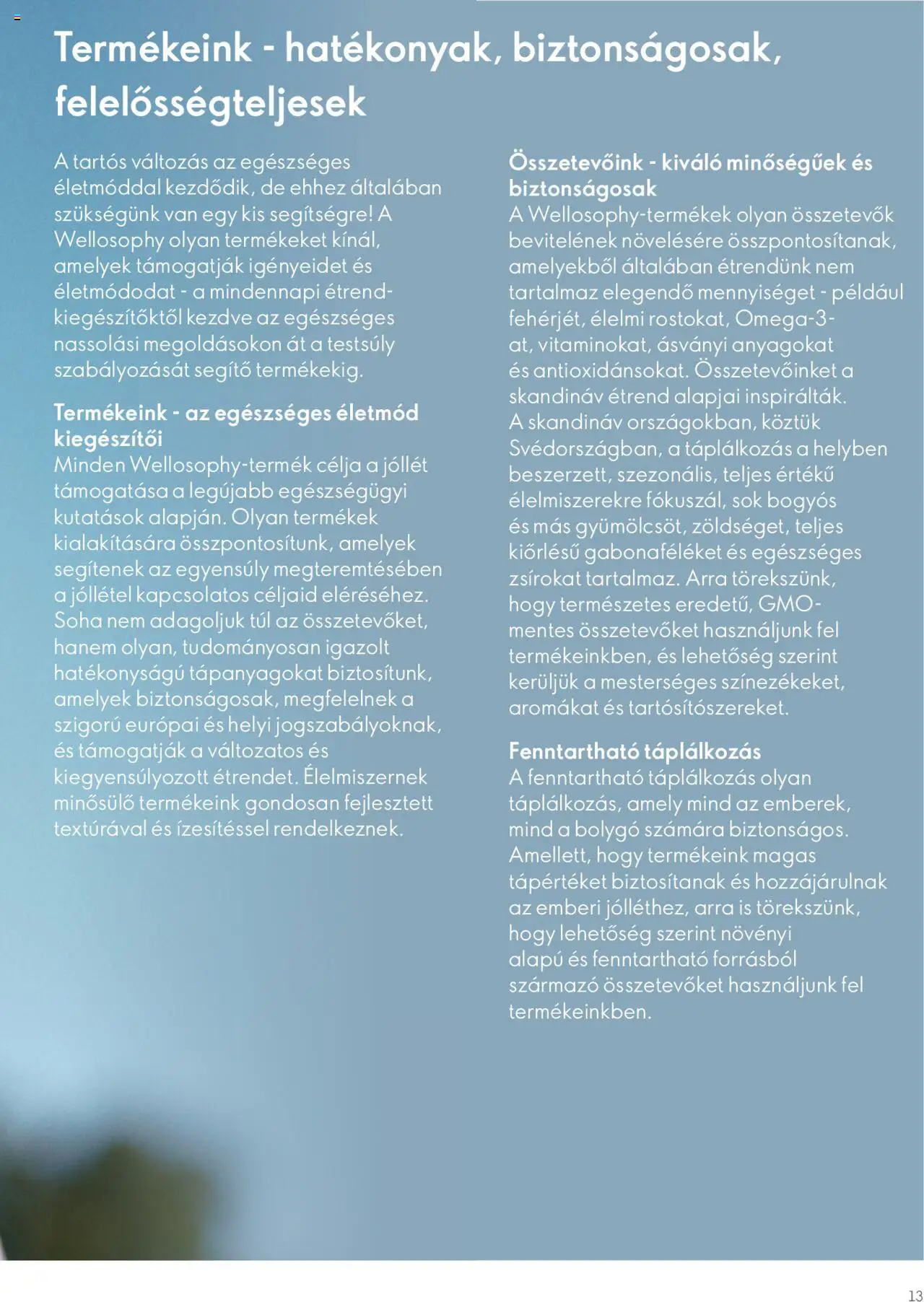 Oriflame akciós ujság - amely érvényes a következő dátumtól: 09.11.2023 | Oldal: 13