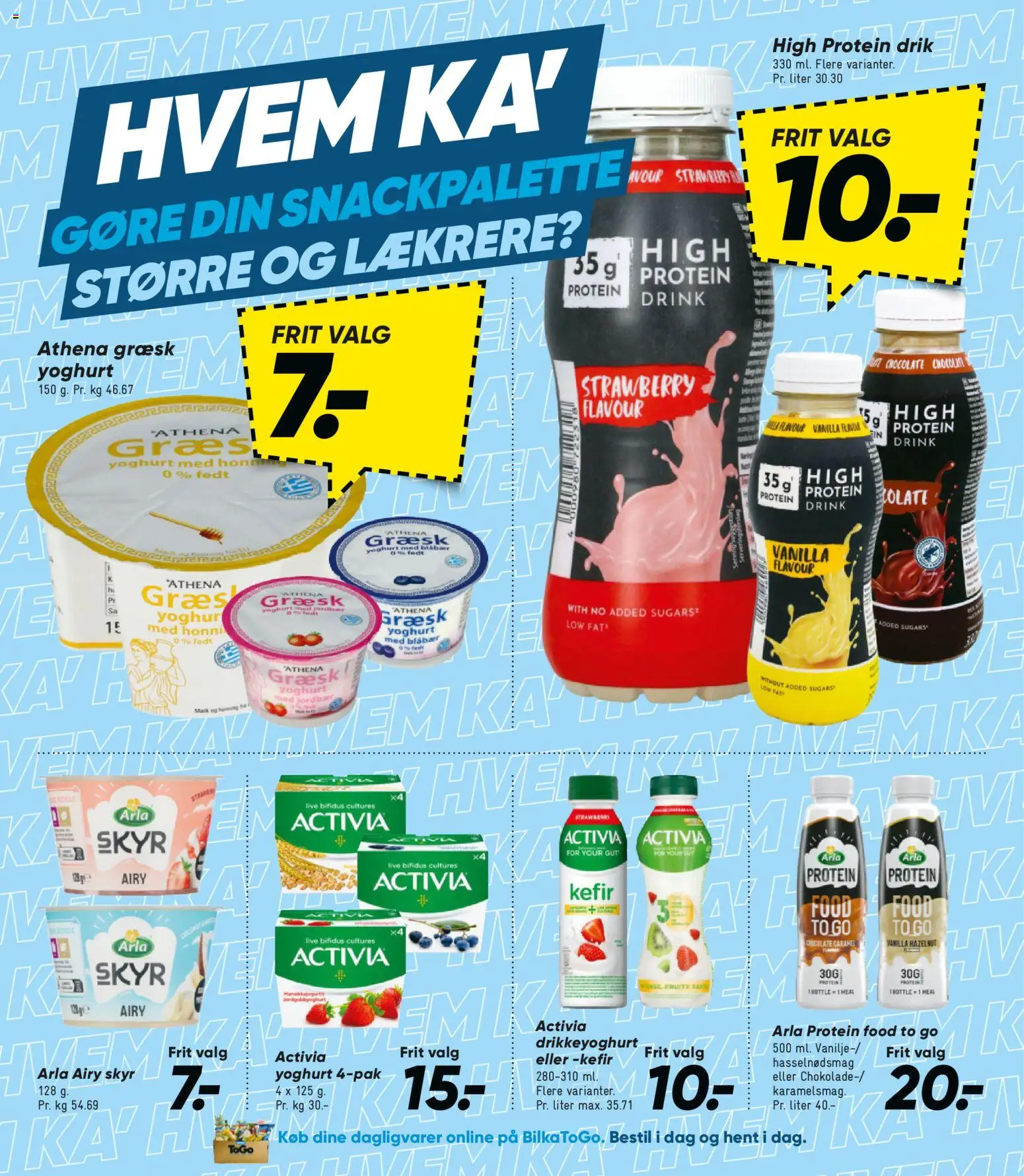 Bilka tilbudsavis – gyldig fra 01.01.2026 | Side: 32 | Produkter: Yoghurt, Skyr, Jordbær, Drikkeyoghurt