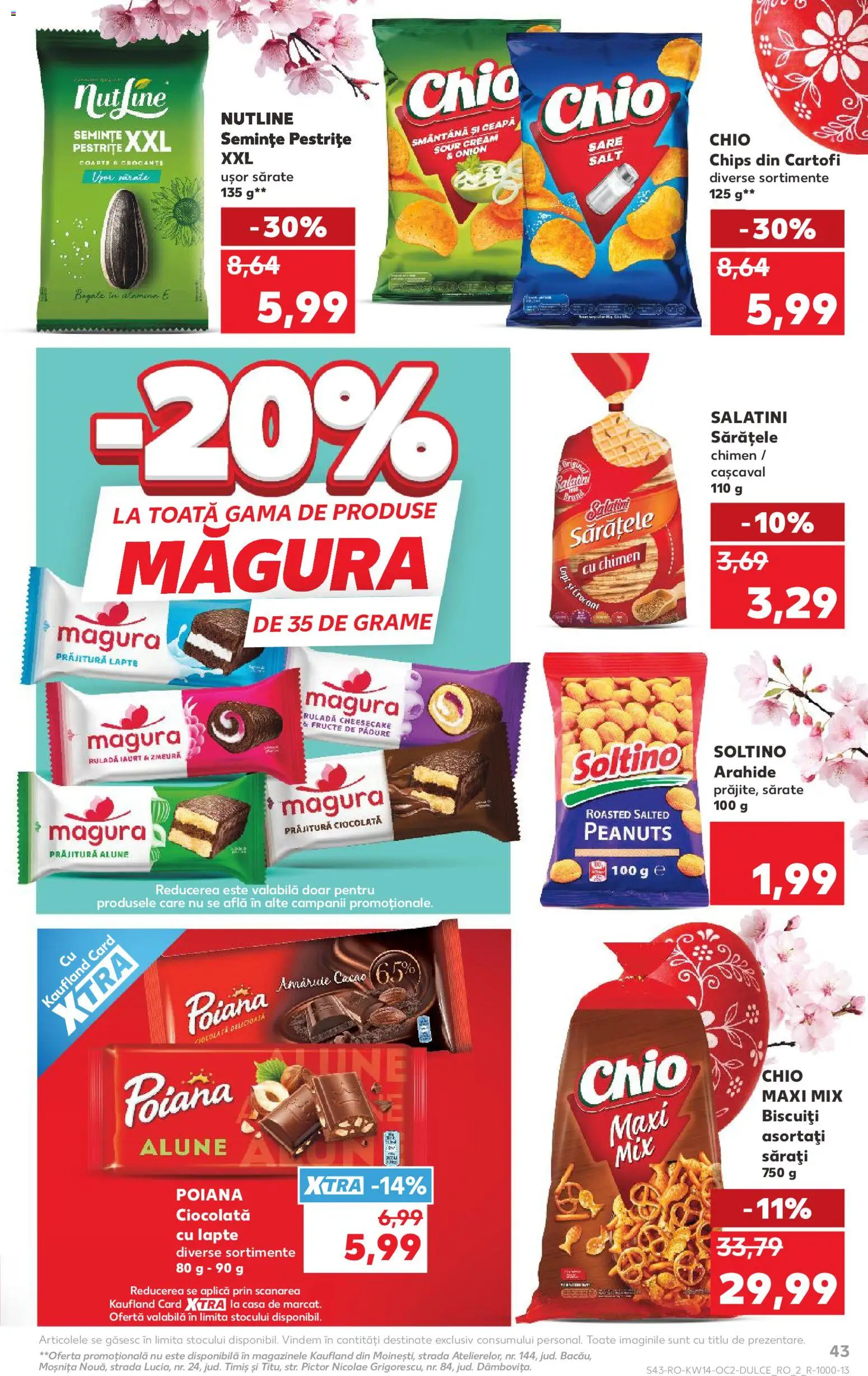Kaufland RO akciós ujság - amely érvényes a következő dátumtól: 01.04.2026 | Oldal: 43