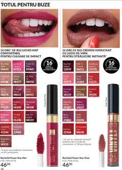 Ofertele Avon valabile de la 01.01.2026 | Pagină: 60 | Produse: Ruj, Peluş Köpek Yatağı