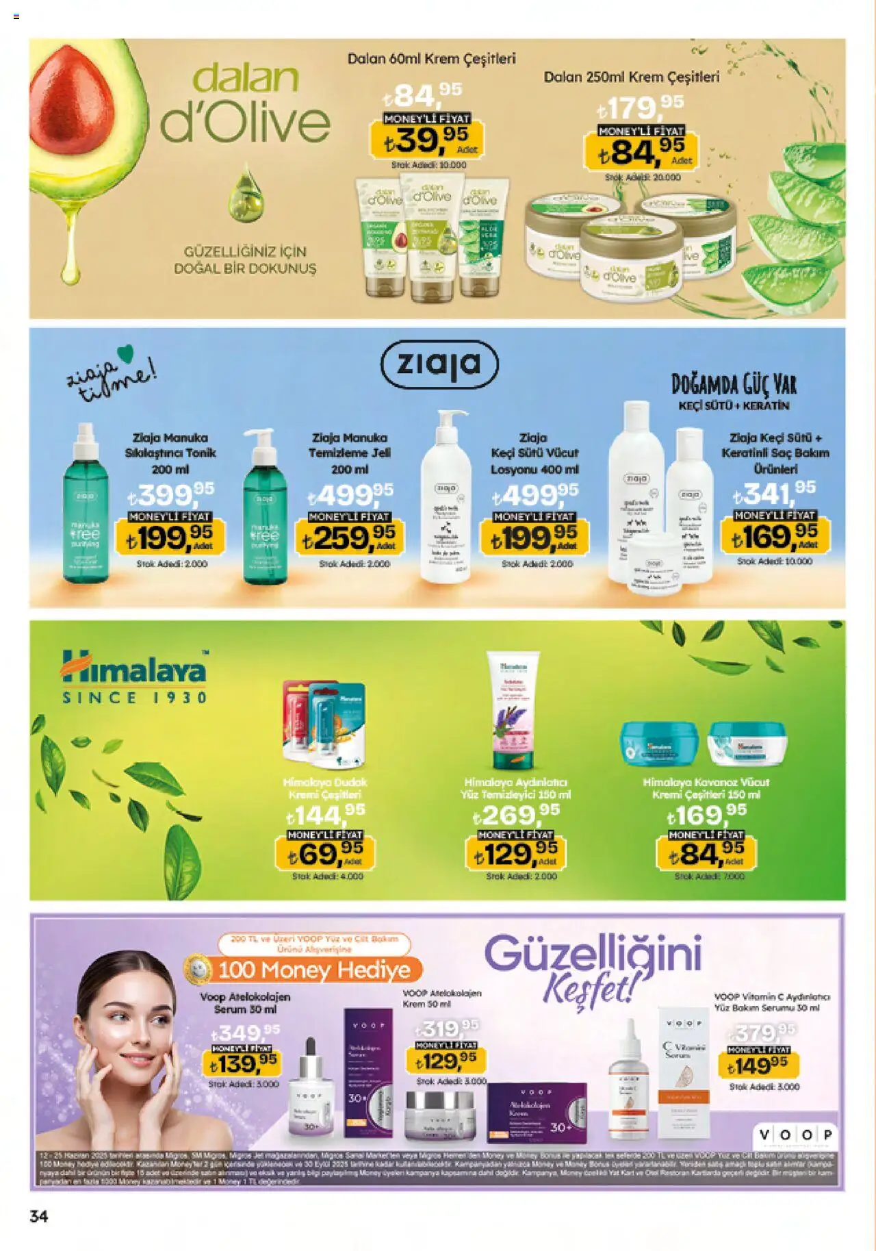 Migros Katalog - 5M Migroskop Dijital - 12.06.2025 tarihinden itibaren geçerlidir | Sayfa: 34 | Ürünler: Krem, Vücut kremi