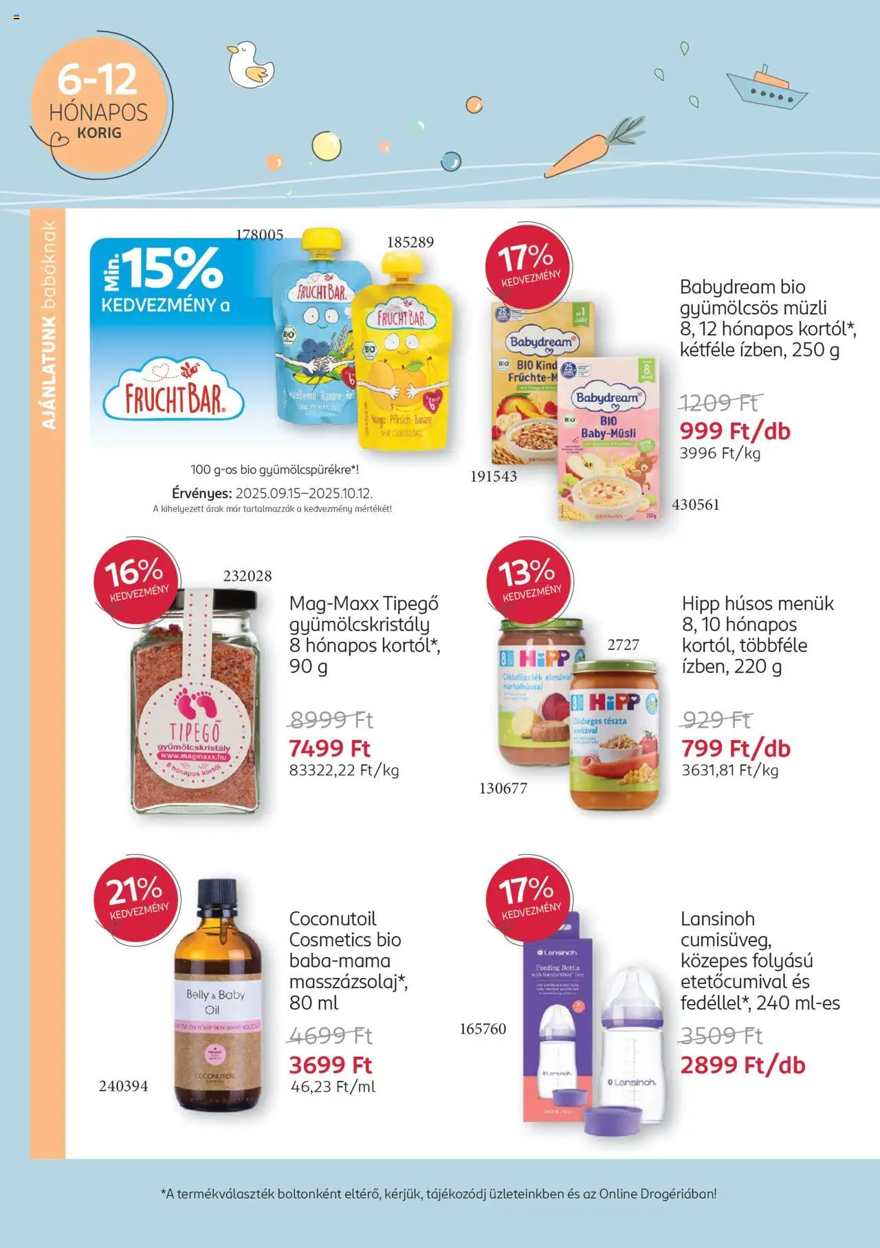 Rossmann akciós ujság - amely érvényes a következő dátumtól: 15.09.2025 | Oldal: 8 | Termékek: Müzli, Masszázsolaj, Tészta, Mangó