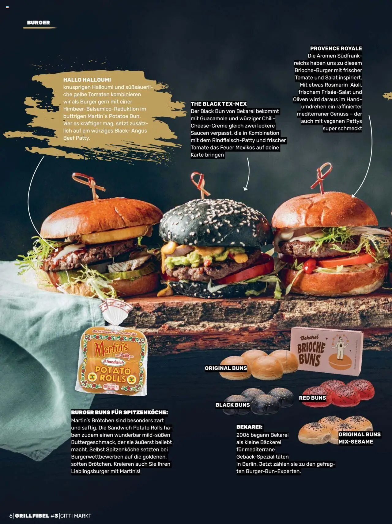 CITTI Markt Grill Fibel - gültig ab dem 25.06.2025 | Seite: 6 | Produkte: Bäckerei, Burger, Tomaten, Chili